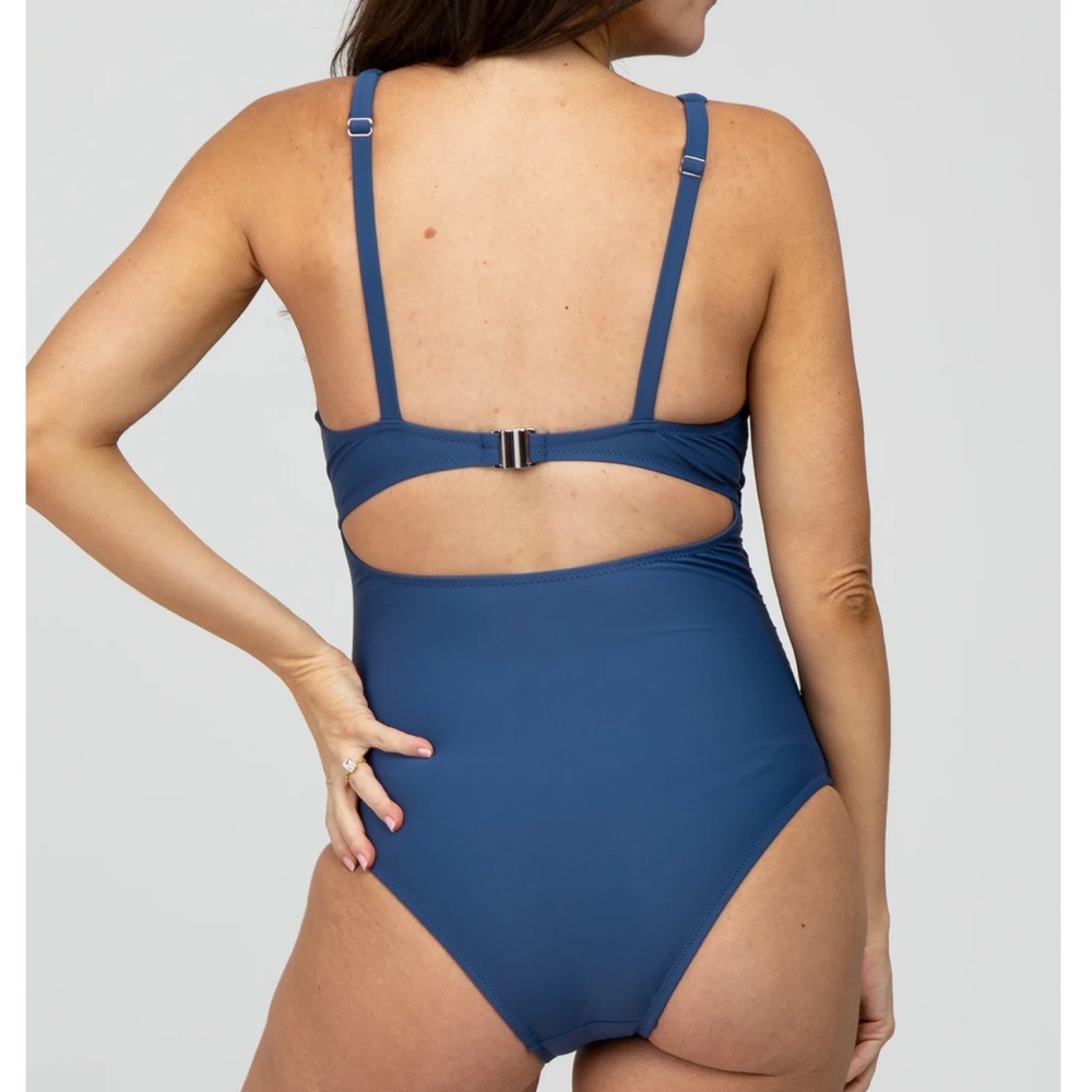 COPY - Pink Blush Maternity One Piece Swim